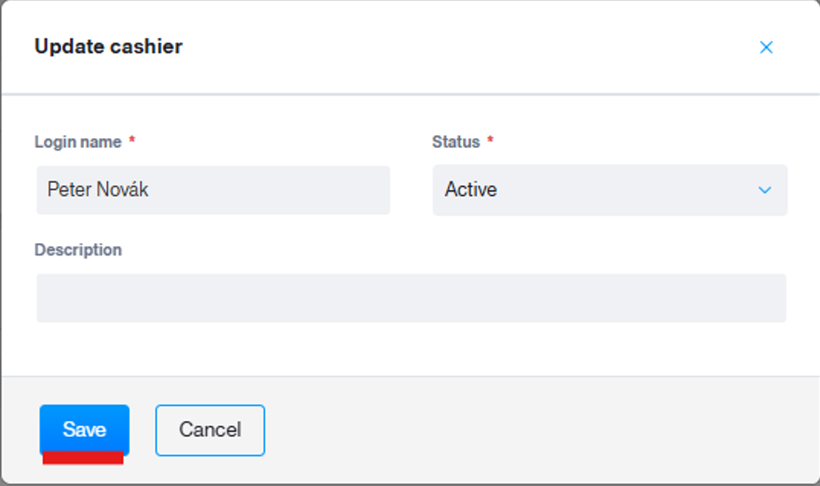 update form