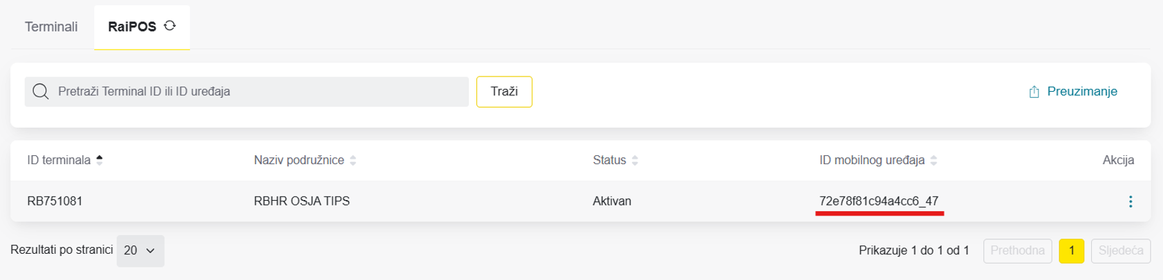 pos in device