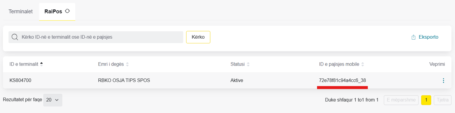 pos in device