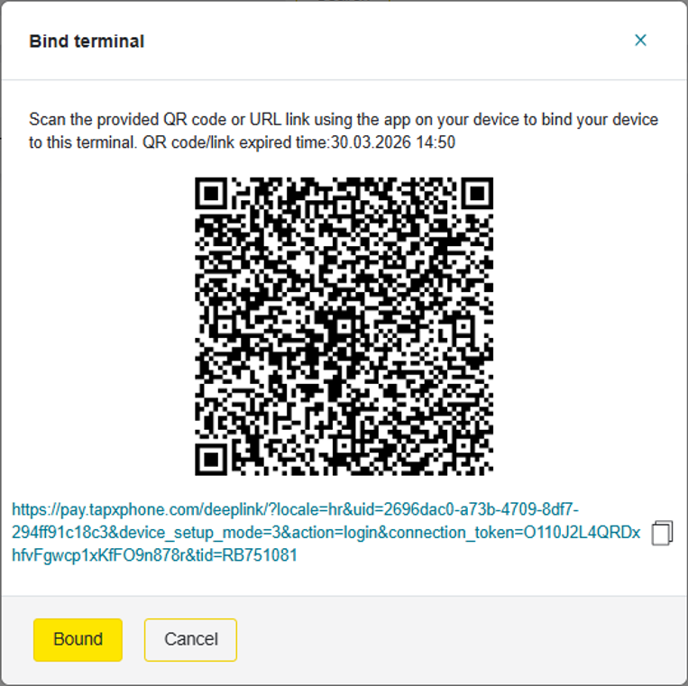 bind terminal