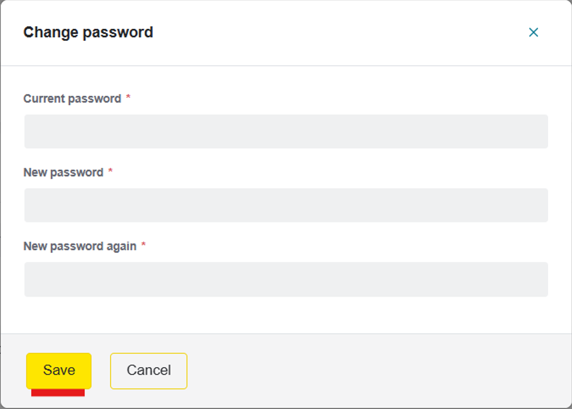 change password