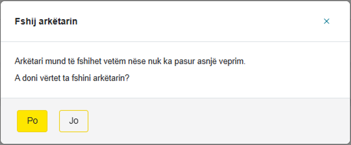 delete form